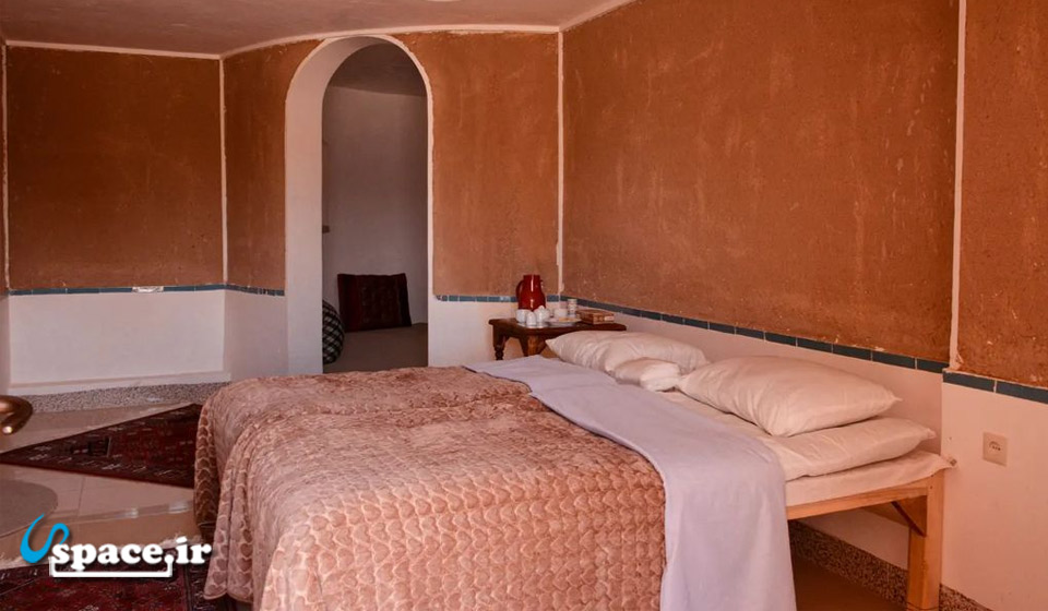 نمای داخلی اتاق 2 تخته کانکت اقامتگاه سنتی شیبانیه - آران و بیدگل